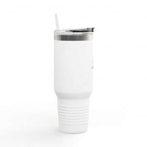 Insulated Travel Mug with Straw, 40oz - Perfect for Coffee Lovers, Eco-Friendly, Road Trips, Gym, and Work!