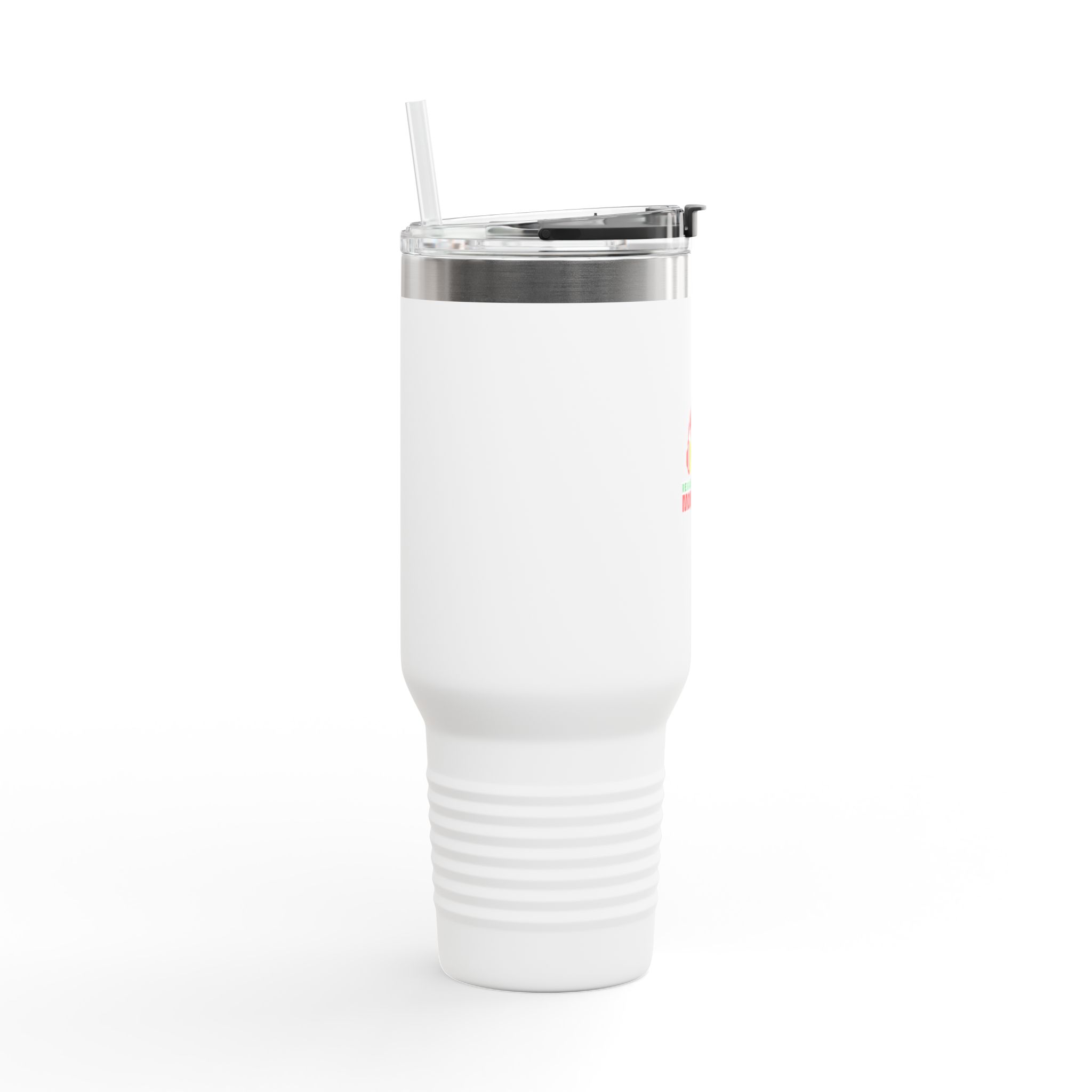Insulated Travel Mug with Straw, 40oz - Perfect for Coffee Lovers, Eco-Friendly, Road Trips, Gym, and Work!
